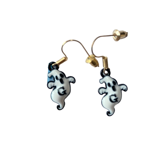 BNWT Halloween Ghost Earrings - Spooky Chic for Your Ears - Picture 2 of 5